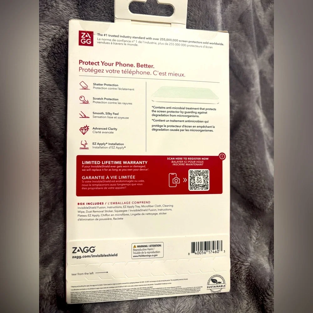 ZAGG InvisibleShield Fusion Screen Protector‎ for Samsung Galaxy S23